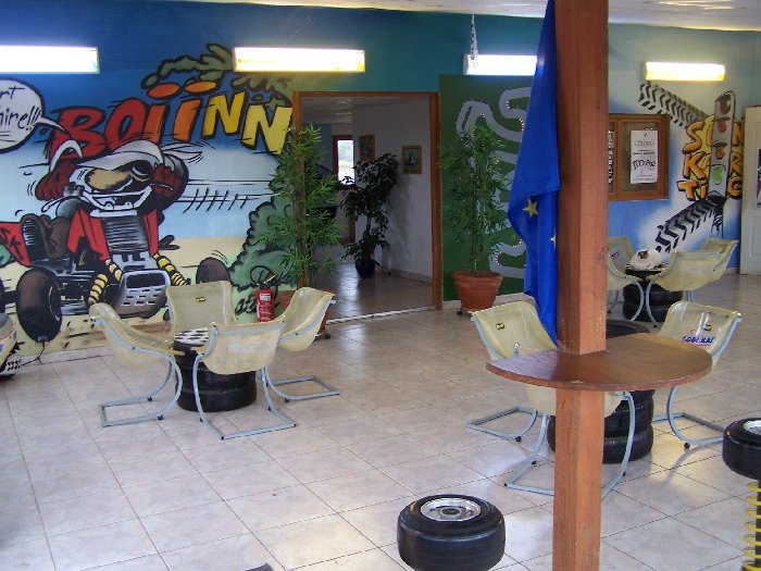 espace detente du cicuit de karting